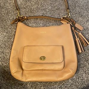 Coach leather crossbody/shoulder bag